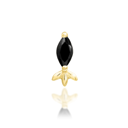 14ct GOLD Rana - Black CZ