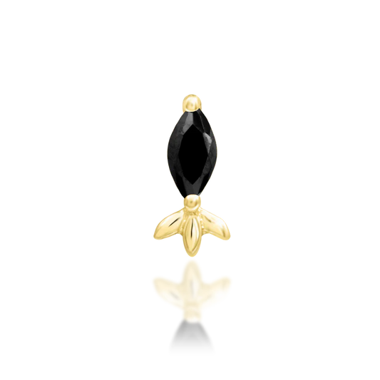 14ct GOLD Rana - Black CZ