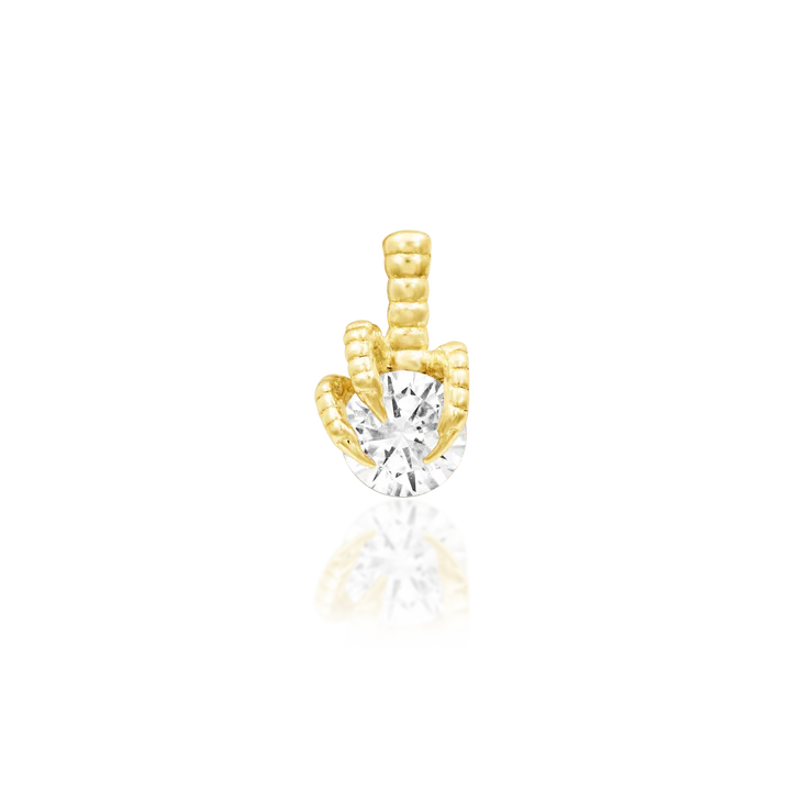 14ct Yellow Gold Tiamat Dragon Claw