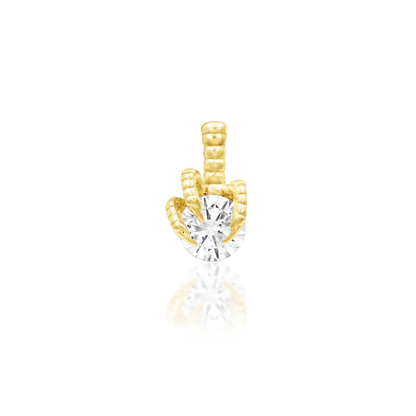 14ct Yellow Gold Tiamat Dragon Claw