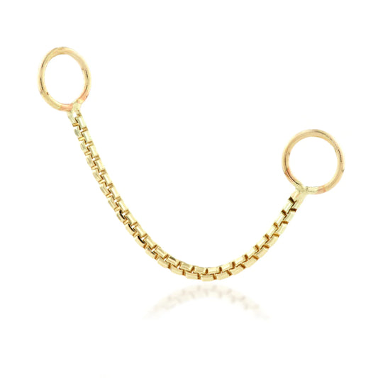 14ct Gold Hanging Box Chain