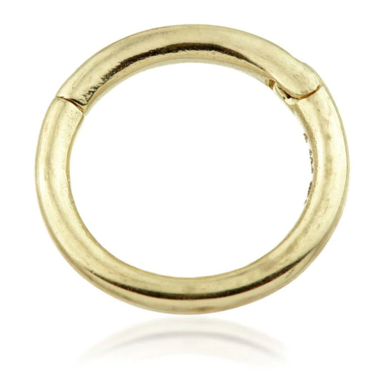 9ct Gold Hinge Plain Segment Ring