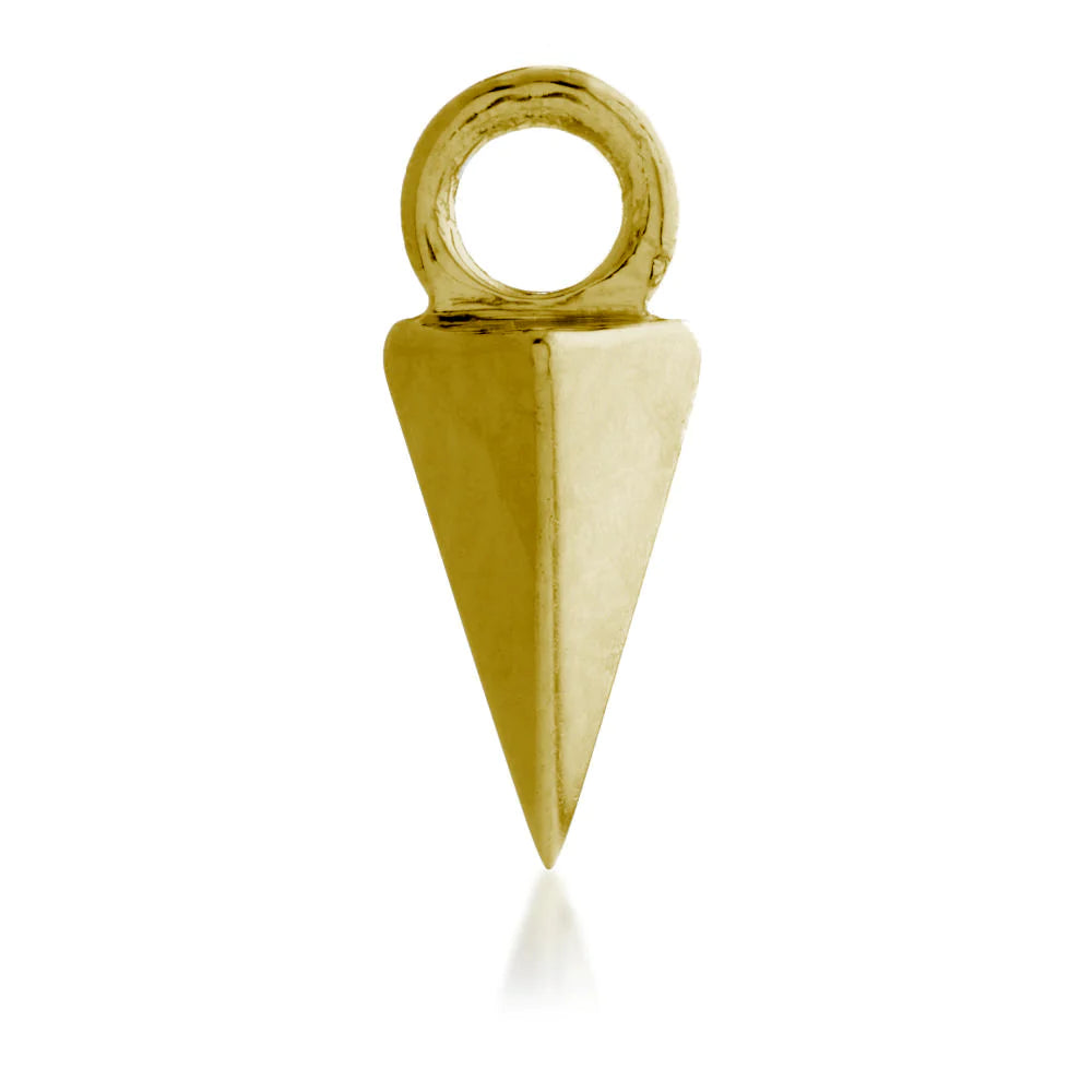 9ct Gold Pyramid Charm