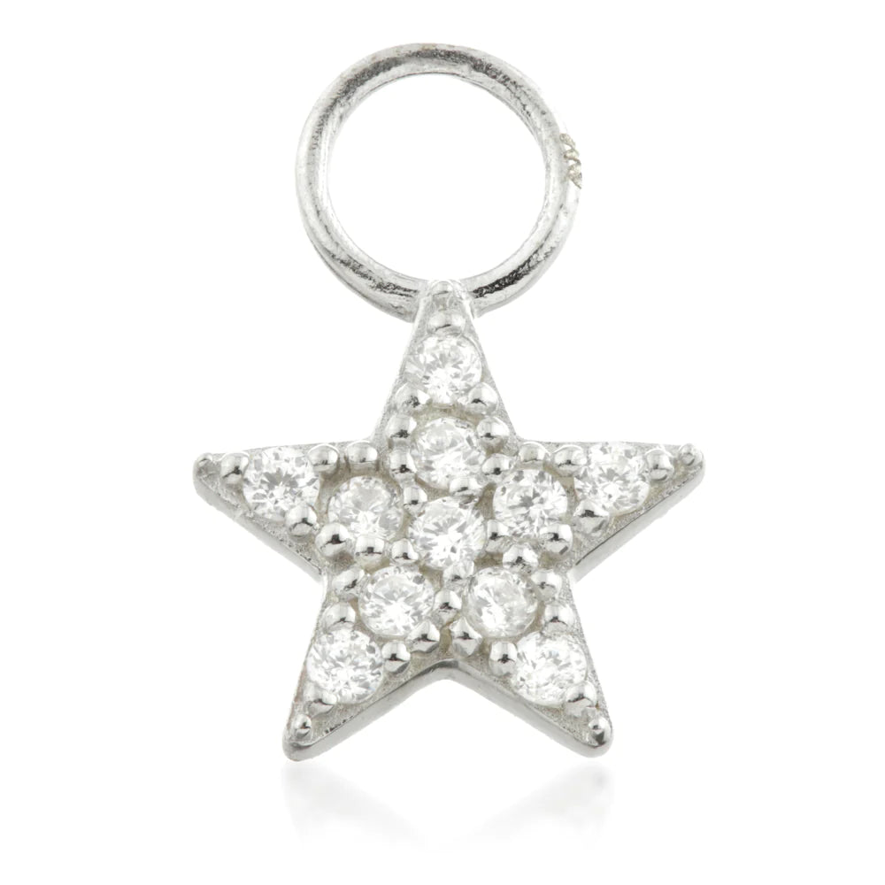 9ct Gold Jewelled Star Charm