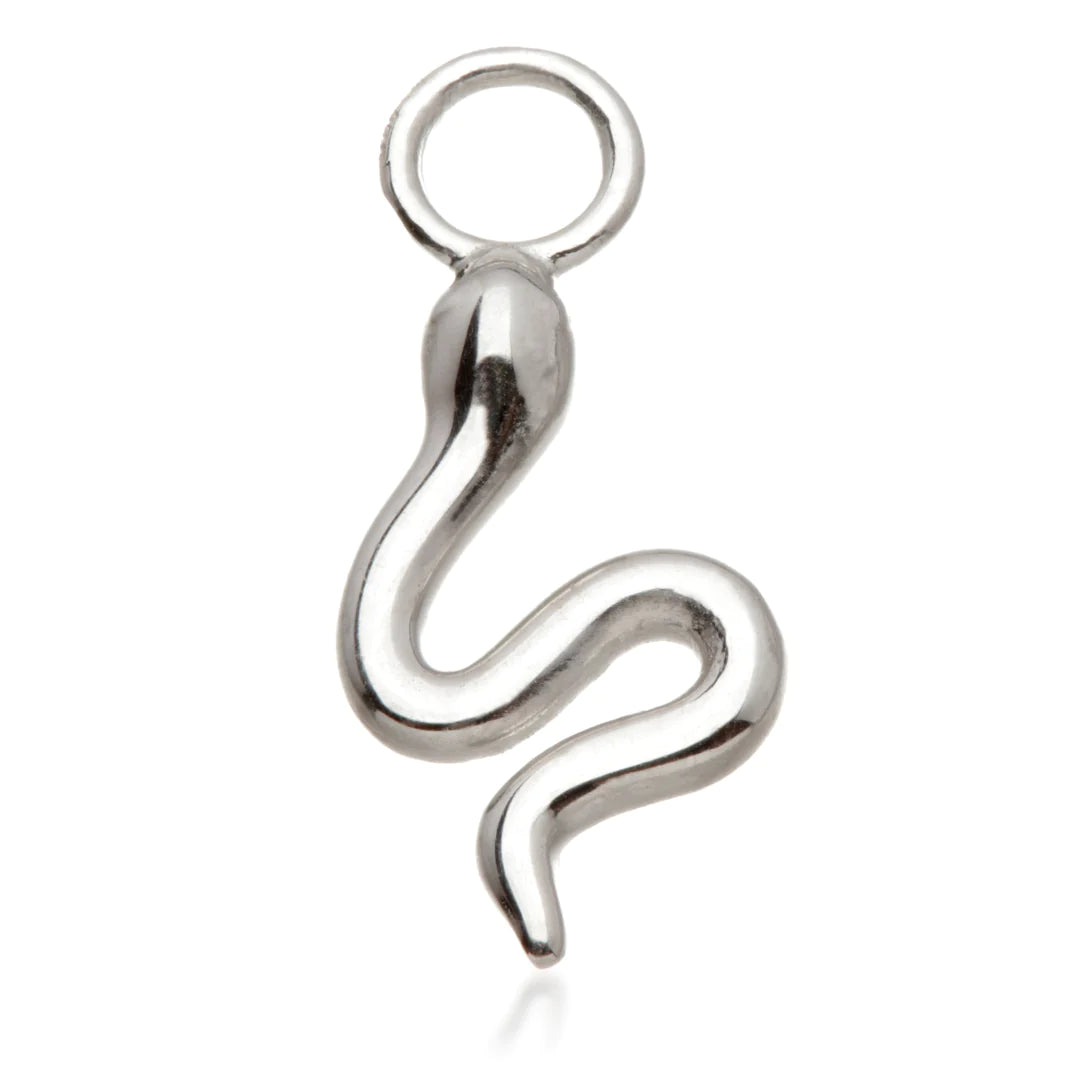 9ct Gold Snake Charm