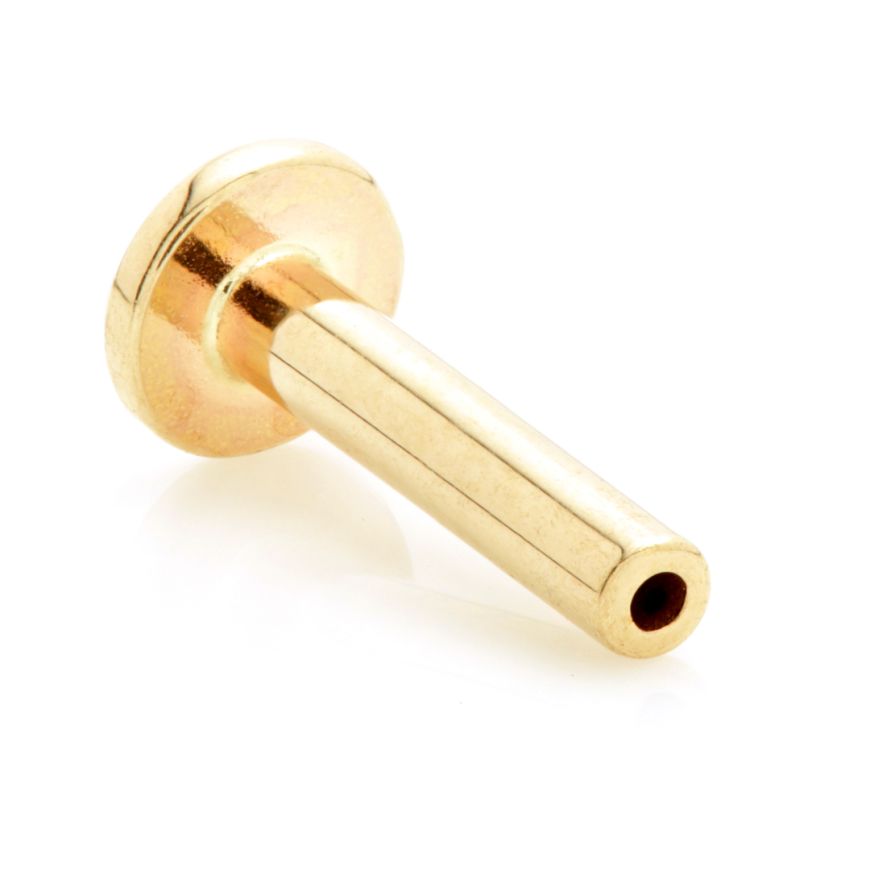 14ct Gold Threadless Labret Stem - Tish Lyon