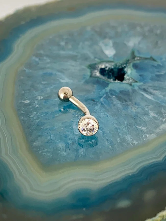 Swarovski Crystal Rook Bar – Skincraft Tattoo & Piercing